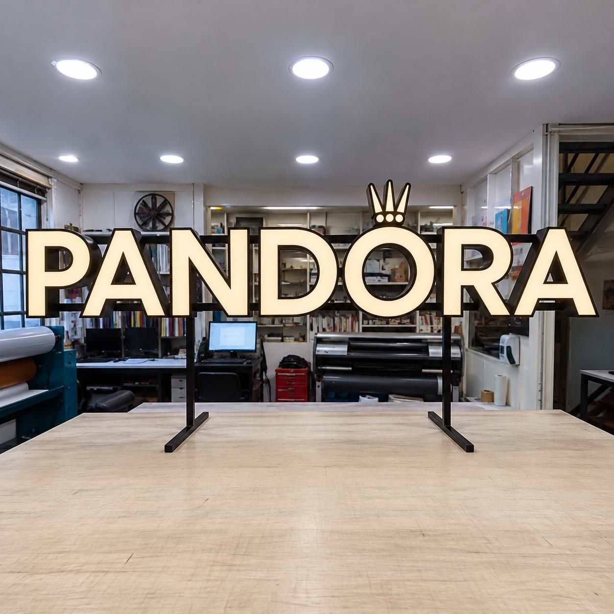 Pandora — 3D Letters